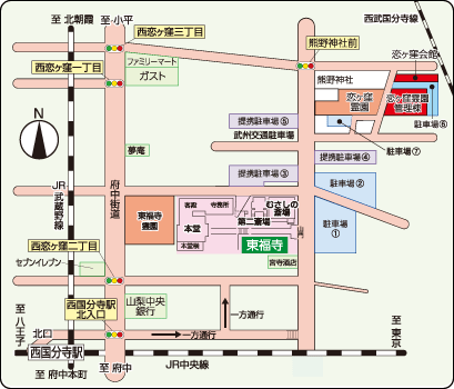 電車・徒歩用地図